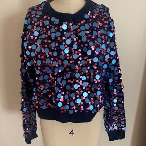 Zara sequin sweater